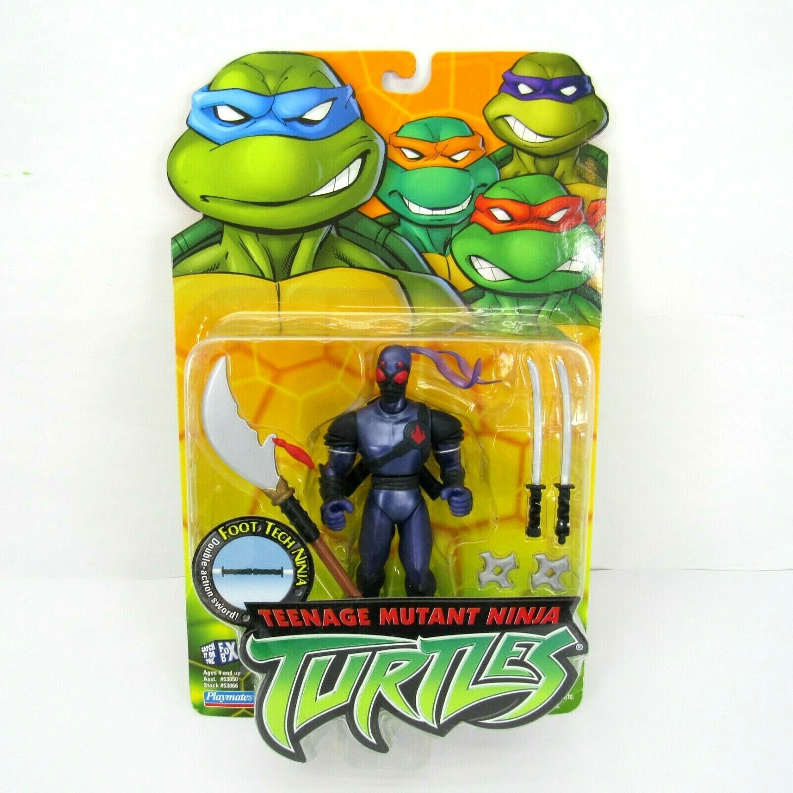 Foot Tech Ninja Teenage Mutant Ninja Turtles TMNT 2003 Playmate New ...