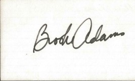 Brooke Adams Signed 3x5 Index Card Invasion of the Body Snatchers