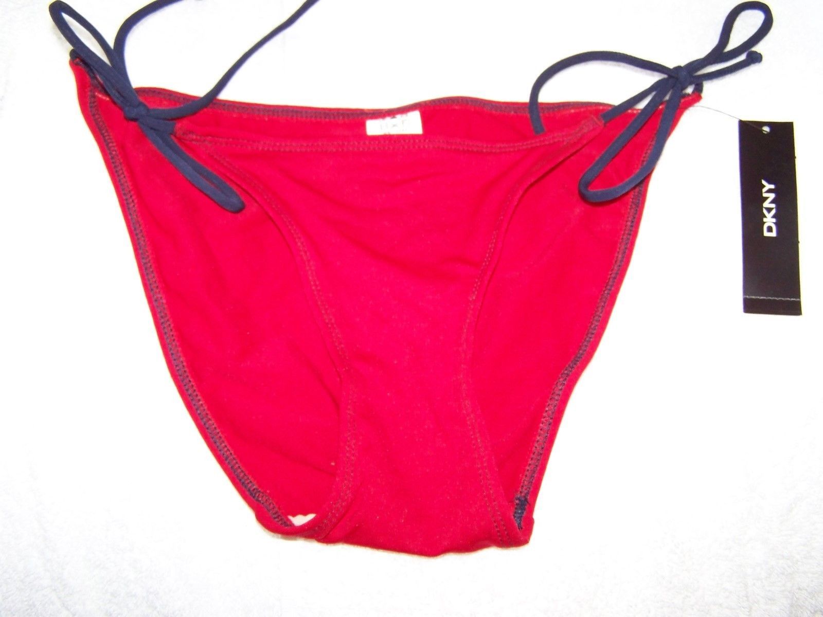 DKNY SWIMSUIT SWIMWEAR STRING BIKINI BOTTOM SIZE 4 NEW - Swimwear