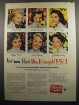 1955 Rheingold Beer Ad - Vote Now - Elect Miss Rheingold 1956 - $14.99