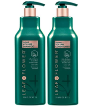 LEAF & FLOWER Instant Volume Shampoo and Conditioner Duo, Liters