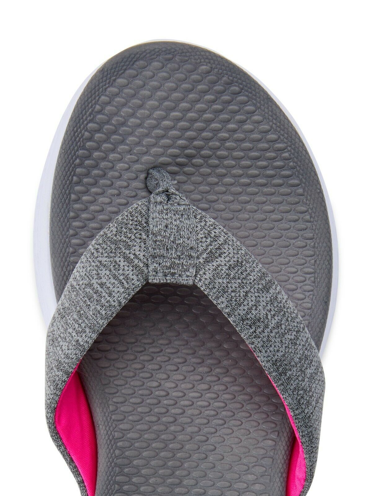 Athletic Works Women's Thong Sandals Flip Flops Size 1112 Gray Pink