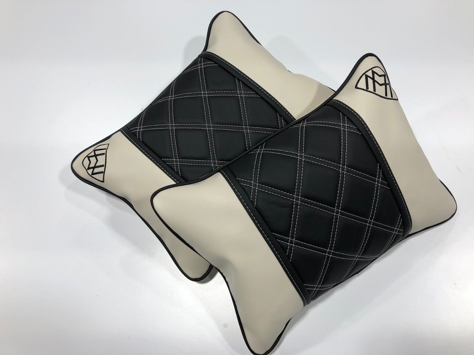 Mercedes Maybach Matching Leather Interior Pillows in Various Colors