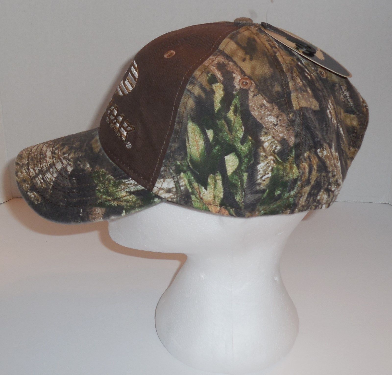 Mossy Oak Camo Outdoor Cap Hat Men Womens Snapback Brown OSFM New - Hats