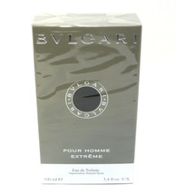 Bvlgari Pour Homme Extreme Eau De Toilette Spray 3.4 oz New in Sealed Box - $92.06
