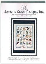 Jeanette Crews Designs Cross Stitch Kit  "Seashore Alphabet" - $12.00