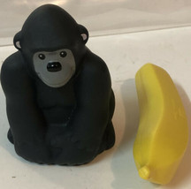 Fisher Price Little People Lot Of 2 Gorilla And Banana - $4.94
