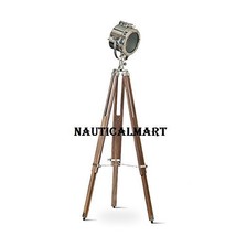  NauticalMart Chrome Finish Searchlight With Chrome Finish Lamp Stand 