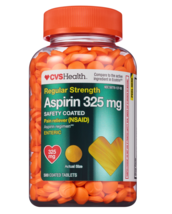 CVS Health Regular Strength Aspirin 325 mg Enteric Coated Tablets 500 CT - $28.04