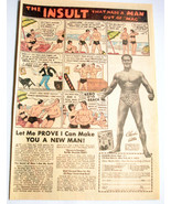 1971 Charles Atlas Bodybuilding Color Ad The Insult That Made A Man Out ... - $7.99