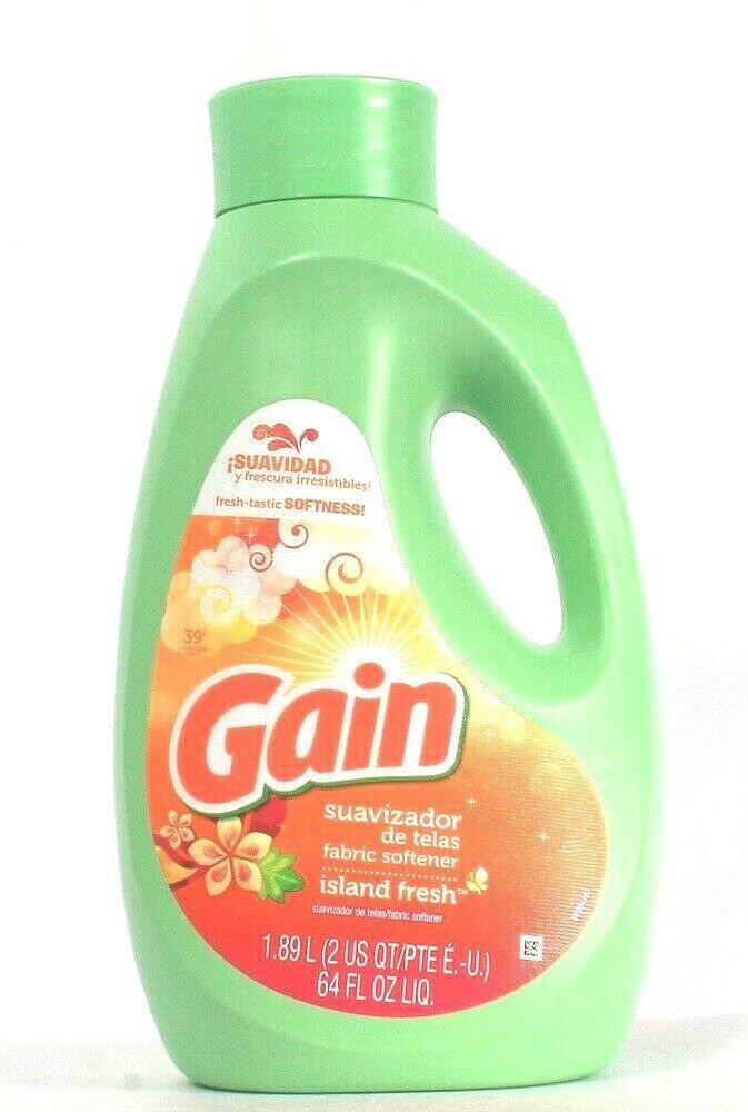 1 Ct Gain 64 Oz Island Fresh FreshTastic Softness Liquid Fabric