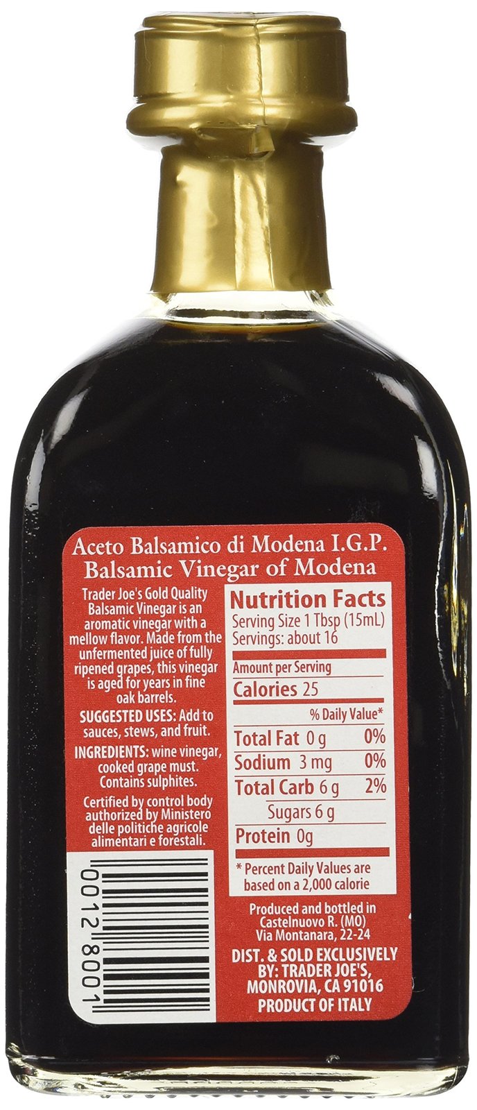 Trader Joe's Balsamic Vinegar Expiration Date at Grant Brock blog