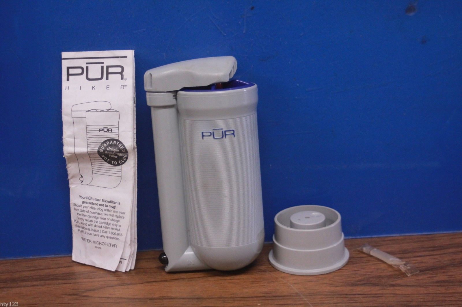 Pur Hiker Microfilter Water Filtration System, Backpacking Camping