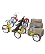 CHOPPER Style Tricycle with TRAILER - USA Handcrafted Quality in 4 Colors - $689.97