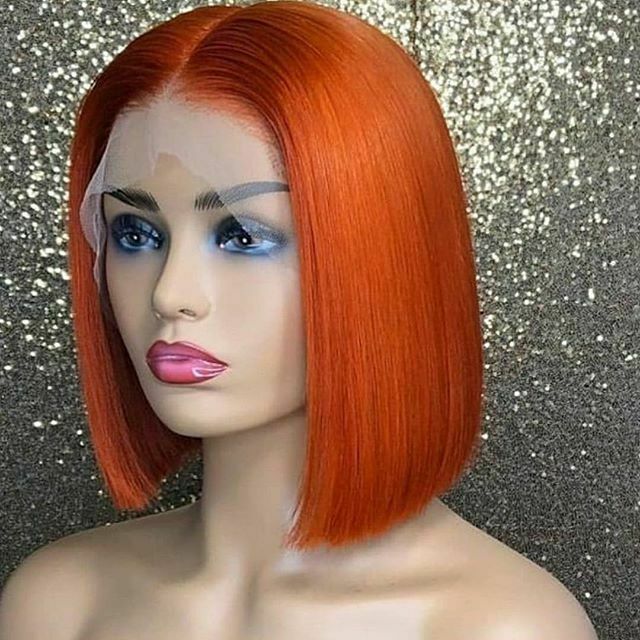 100 Real Hair Wig Human Hair Wigs Straight Lace Front Wigs Full Lace