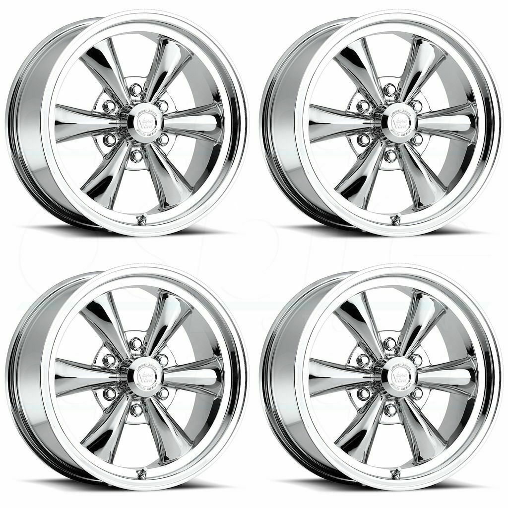 17x8 Vision 141H Legend 6 6x5.5/6x139.7 19 Chrome Wheels Rims Set(4 ...