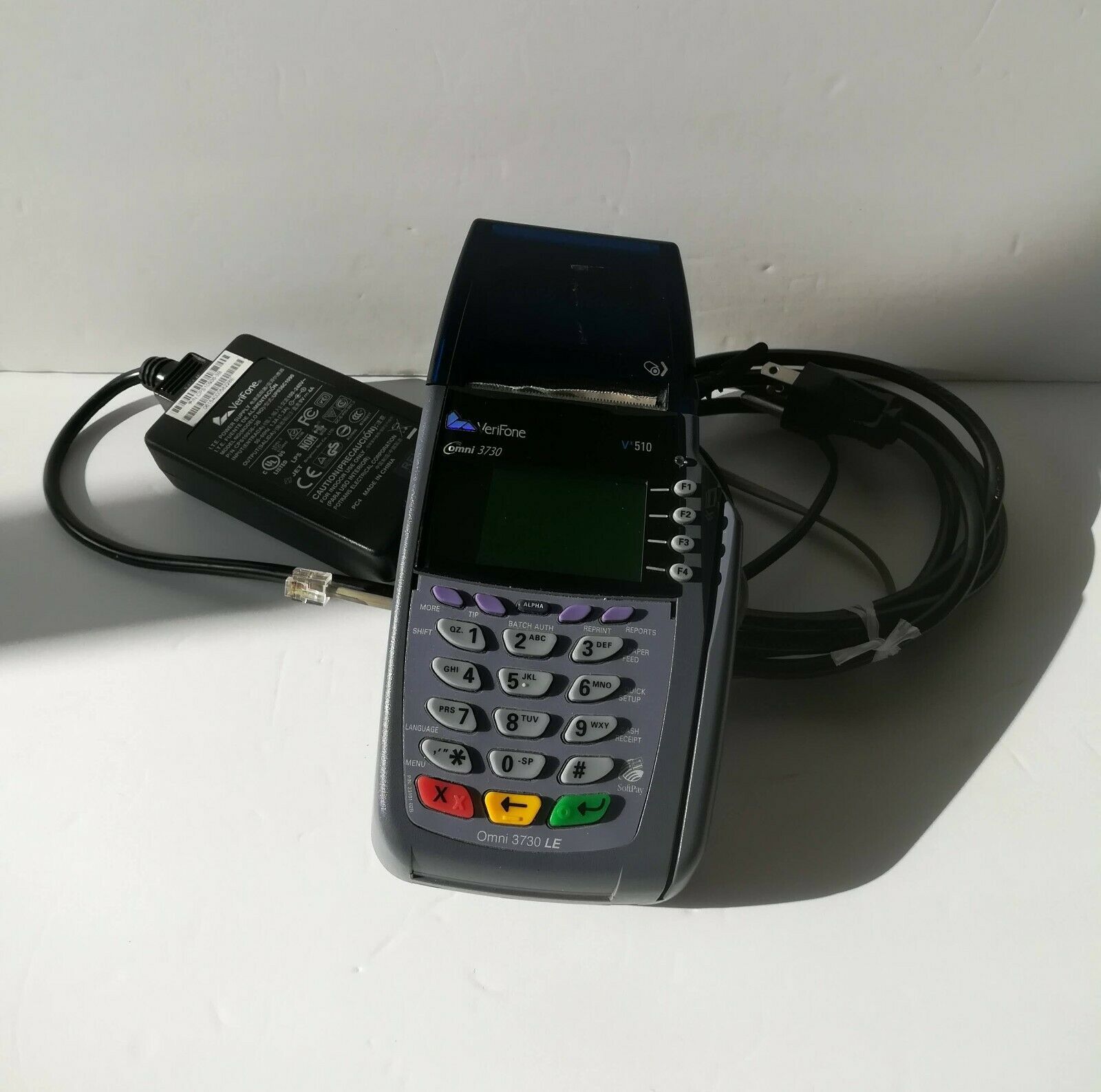 Verifone VX510 Omni 5100 Credit Card Terminal With Printer for sale online 