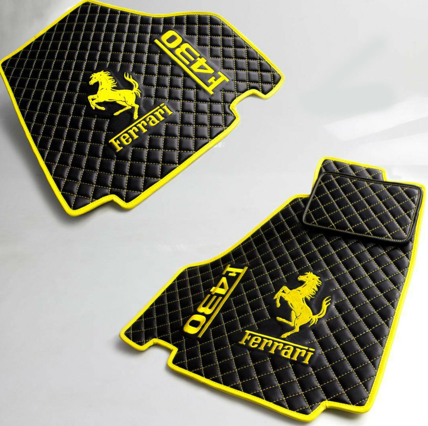 FERRARI F430 Diamond Front Floor Mat Set Floor Mats & Carpets