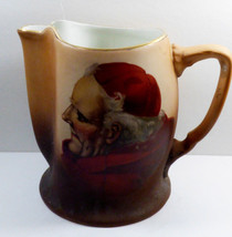 Antique VTG Warwick Ioga Red Cup Monk Cardinal Pitcher M36 handpainted - $46.28