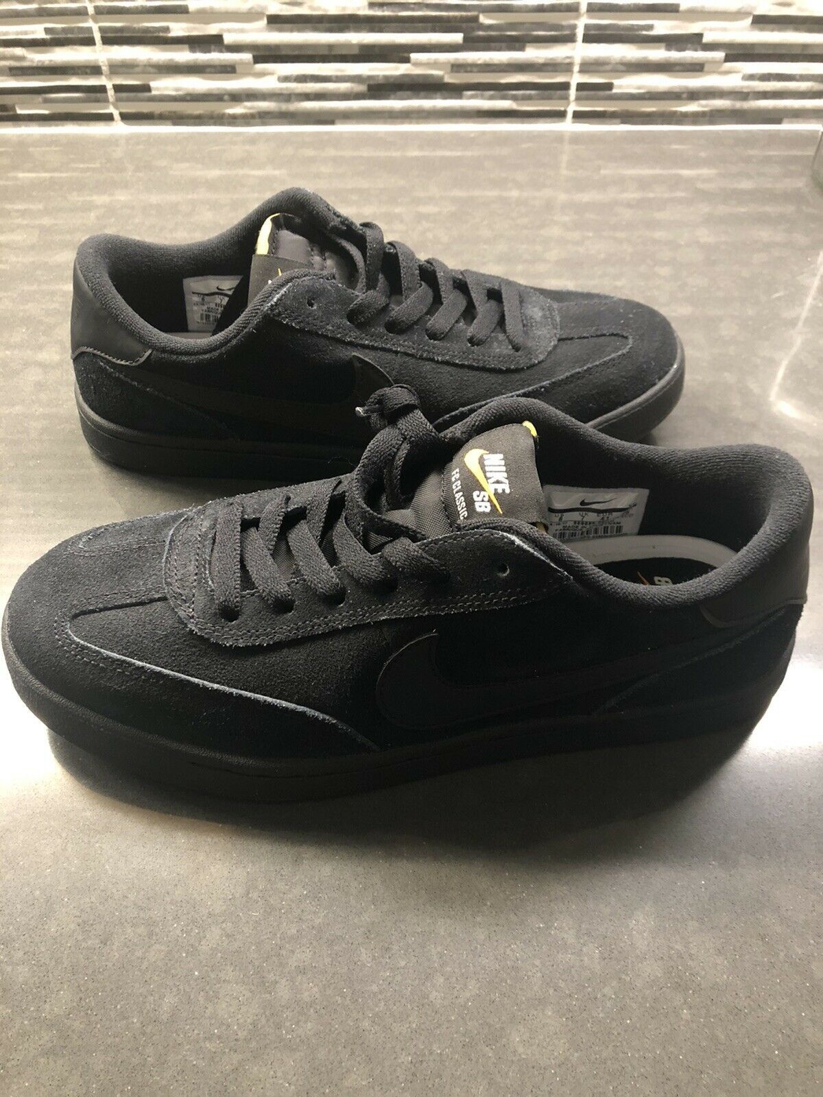 nike men's sb fc classic black sneaker