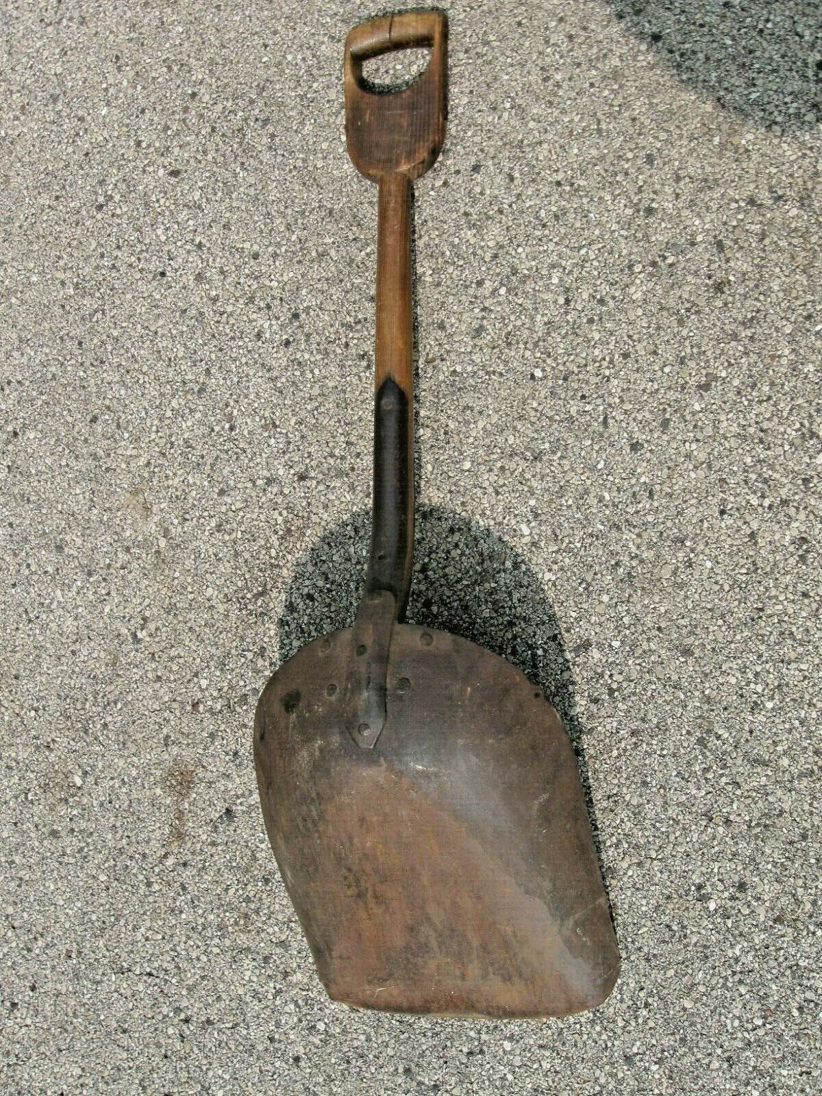 Antique PAT.JAN 23'1877 Railroad Coal ShovelRiveted