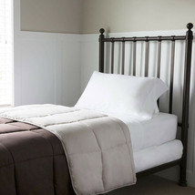 MALOUF Woven Reversible Bag Complete Bedding Set-Twin-Driftwood/Coffee - $97.95
