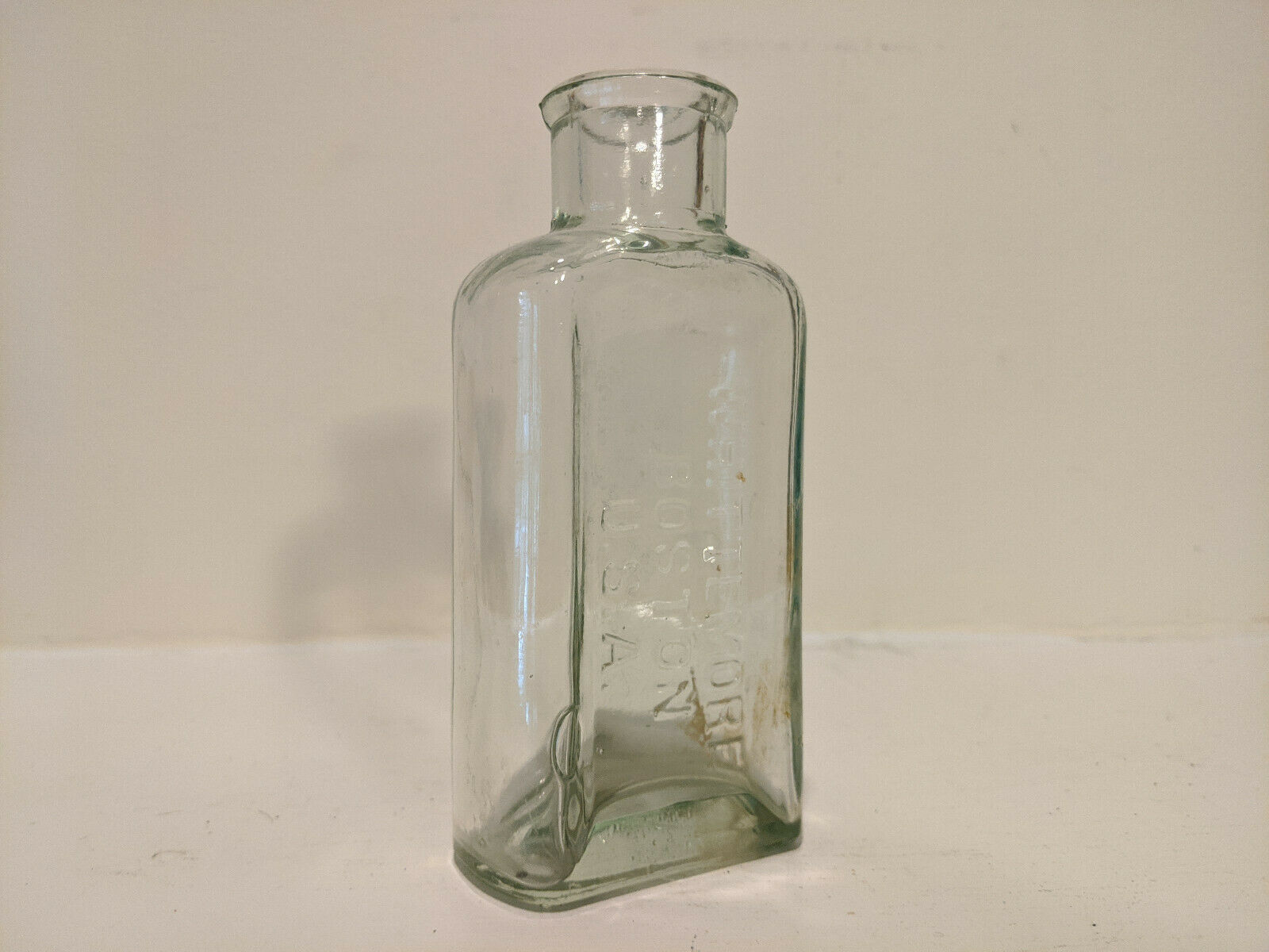 Antique Whittemore Shoe Polish Bottle -boston Ma 1900s-20s Depression 