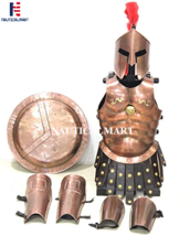 Nauticalmart300 Spartan Set Muscle Armor Helmet Leg Arm Guards Halloween Costume image 3