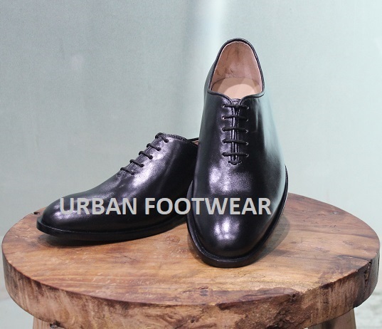 Mens New Handmade Shoes Black Leather Oxford Style Casual Dress Wear Boots