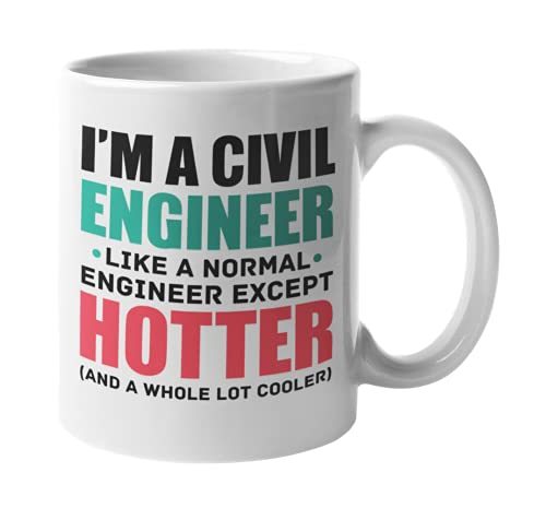 I'm a Civil Engineer, Funny Engineering Jokes or Quotes Coffee & Tea Mug (11oz)