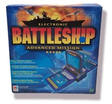 Vintage Electronic Battleship Advanced Mission Game Complete Works Hasbro 2000