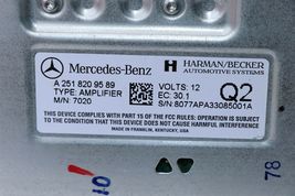 06-08 Mercedes ML350 ML550 GL450 GL550 R350 R500 Harman/Becker Amplifier 7020 image 7