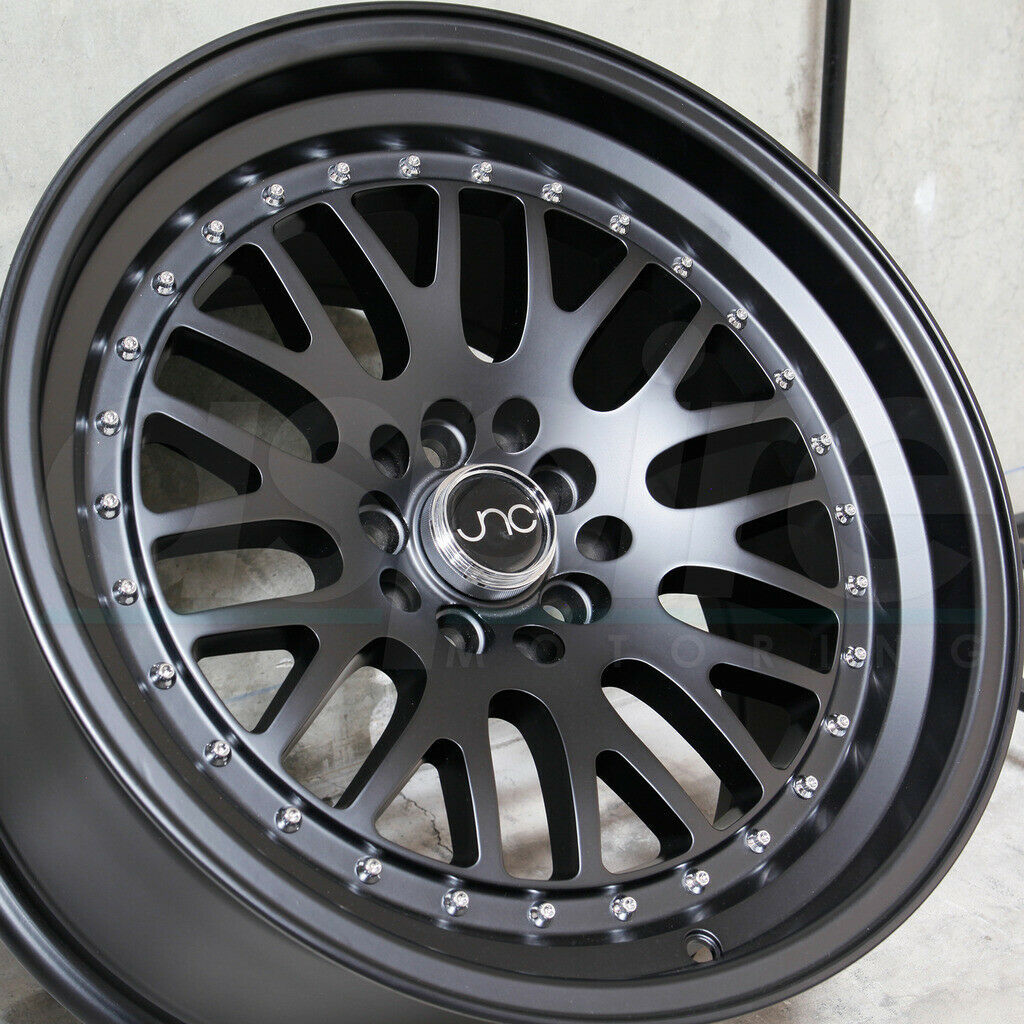 One 16x9 JNC 001 JNC001 5x100/5x112 10 Matte Black; Wheel Rims - Wheels