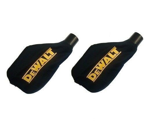 (2) Dewalt N126162 Miter Saw Dust Bags Dw715 Dw713 Dw716 Dw716xps ...