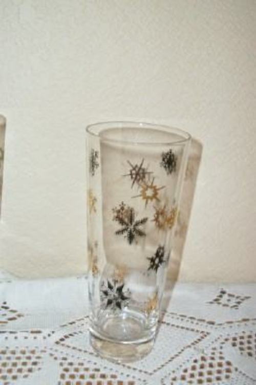 vintage starburst drinking glasses