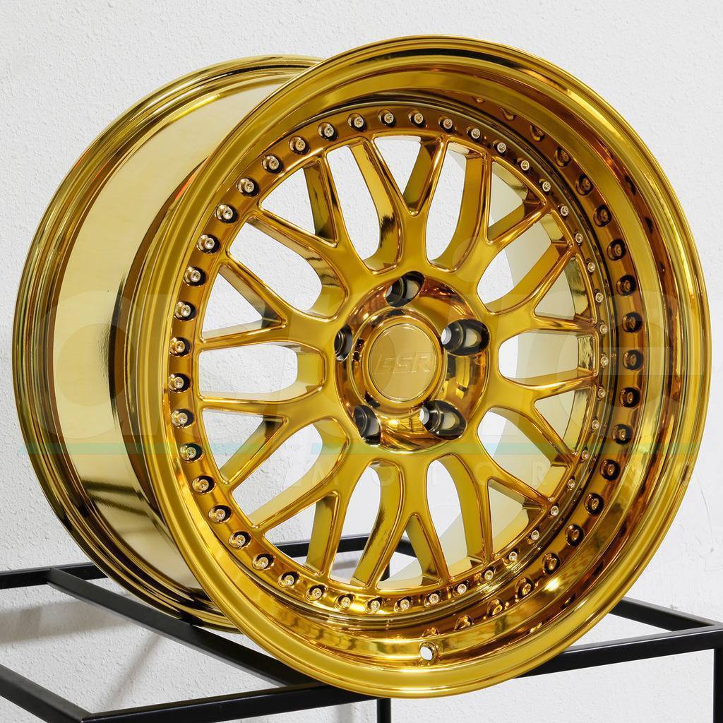 19x9-5-19x10-5-esr-sr01-sr1-5x112-22-22-gold-chrome-wheels-rims-set-4