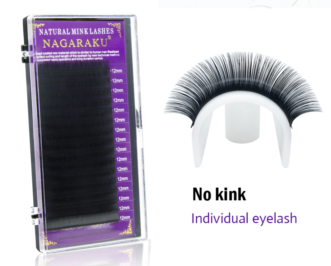 Faux lash individual eyelash extension soft lashes cilios NAGARAKU 16Rows