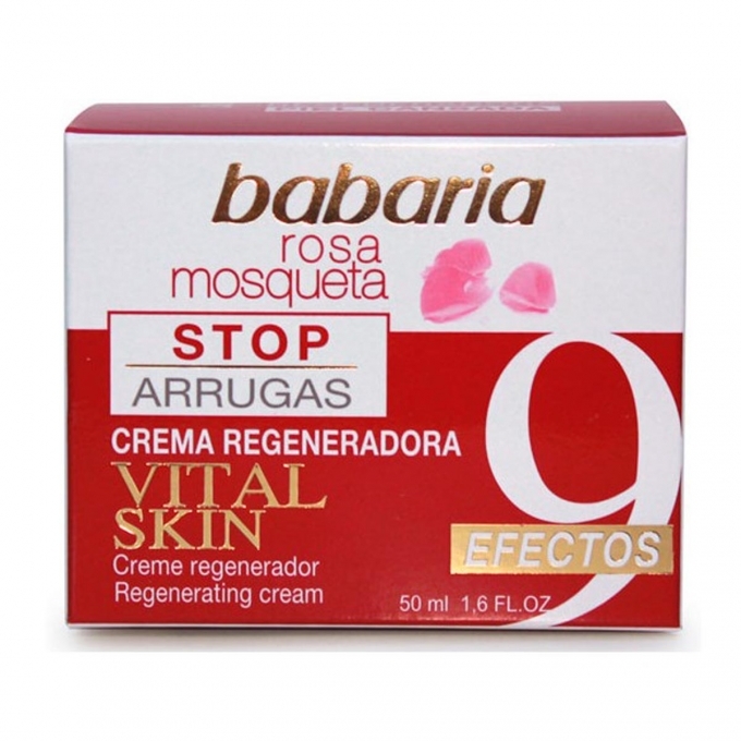 Babaria Rosa Mosqueta Vital Skin Regenerating Cream Stop Wrinkles 50ml/1.6fl.oz.