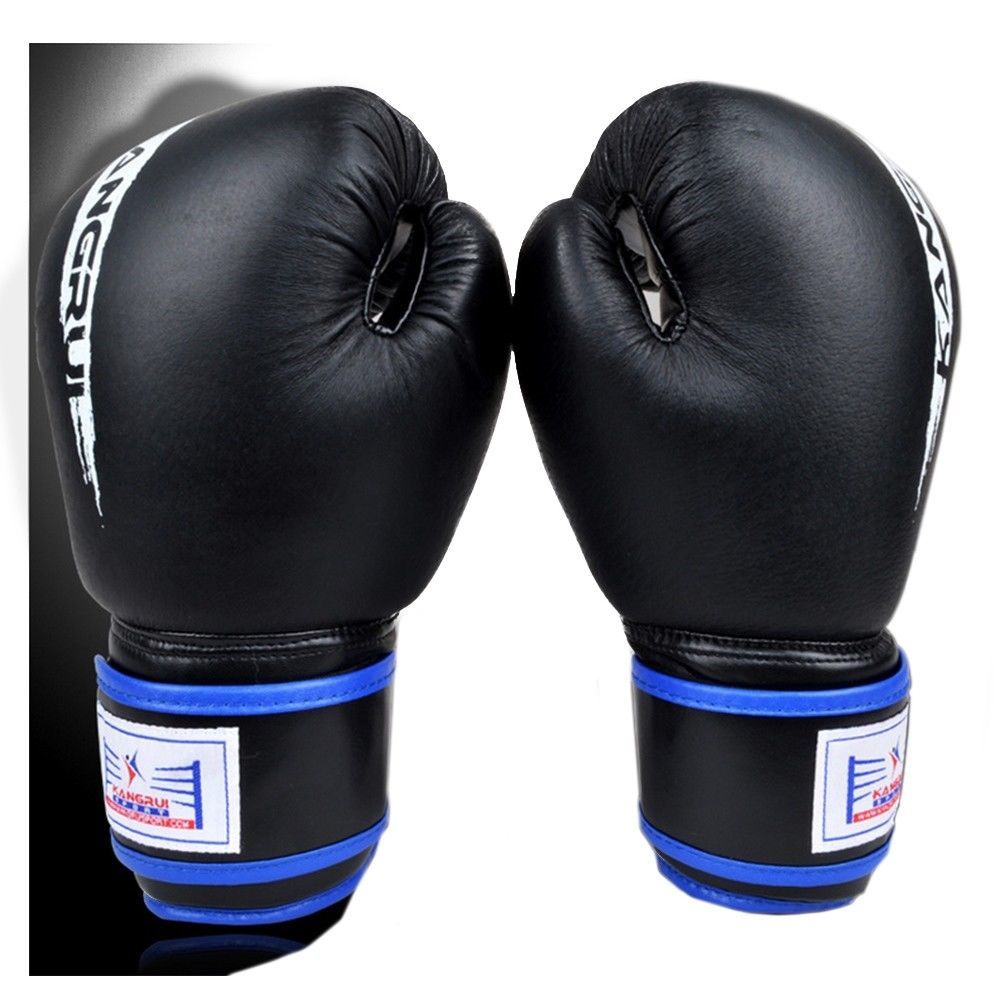 Leather Boxing & Free Combat Training Gloves Strength Training