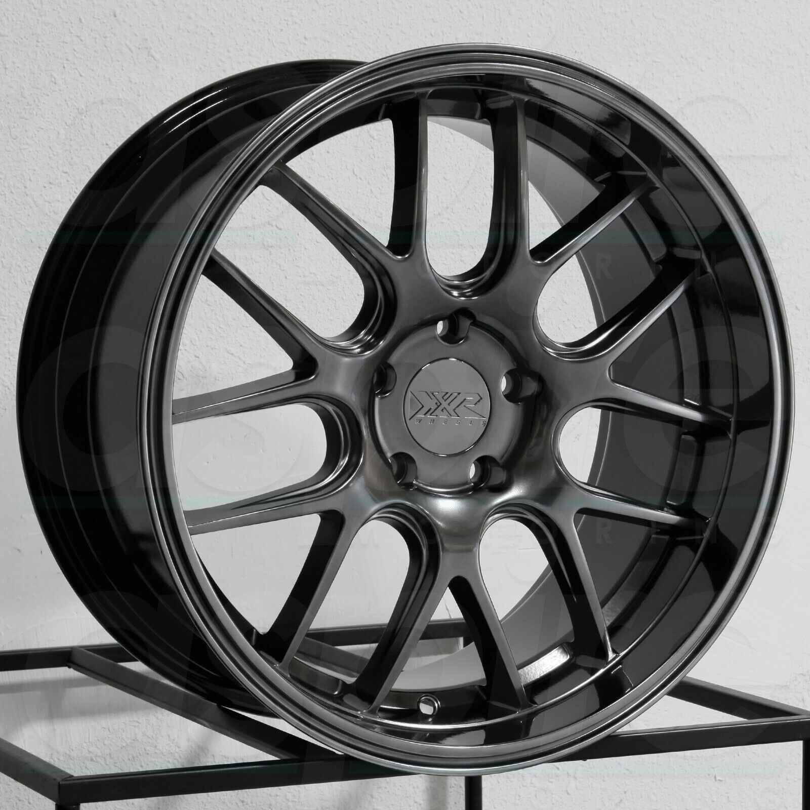 18x9 XXR 530D 5x112 35 Chromium Black Wheels Rims Set(4) - Wheels