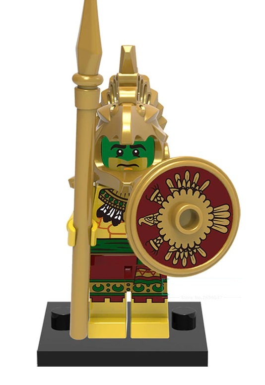 lego minifigure aztec warrior