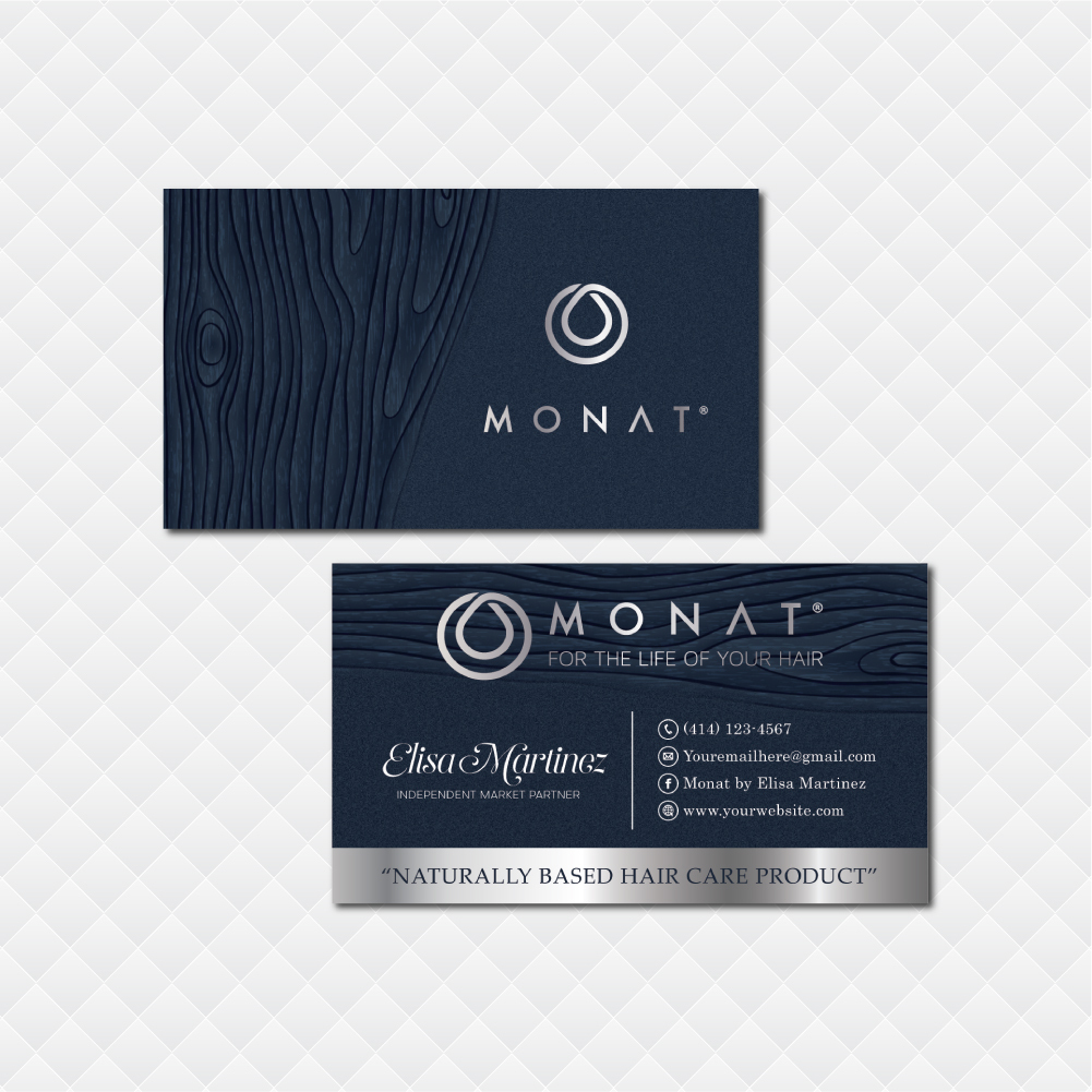 Monat Business Card, Personalized Monat Business Cards