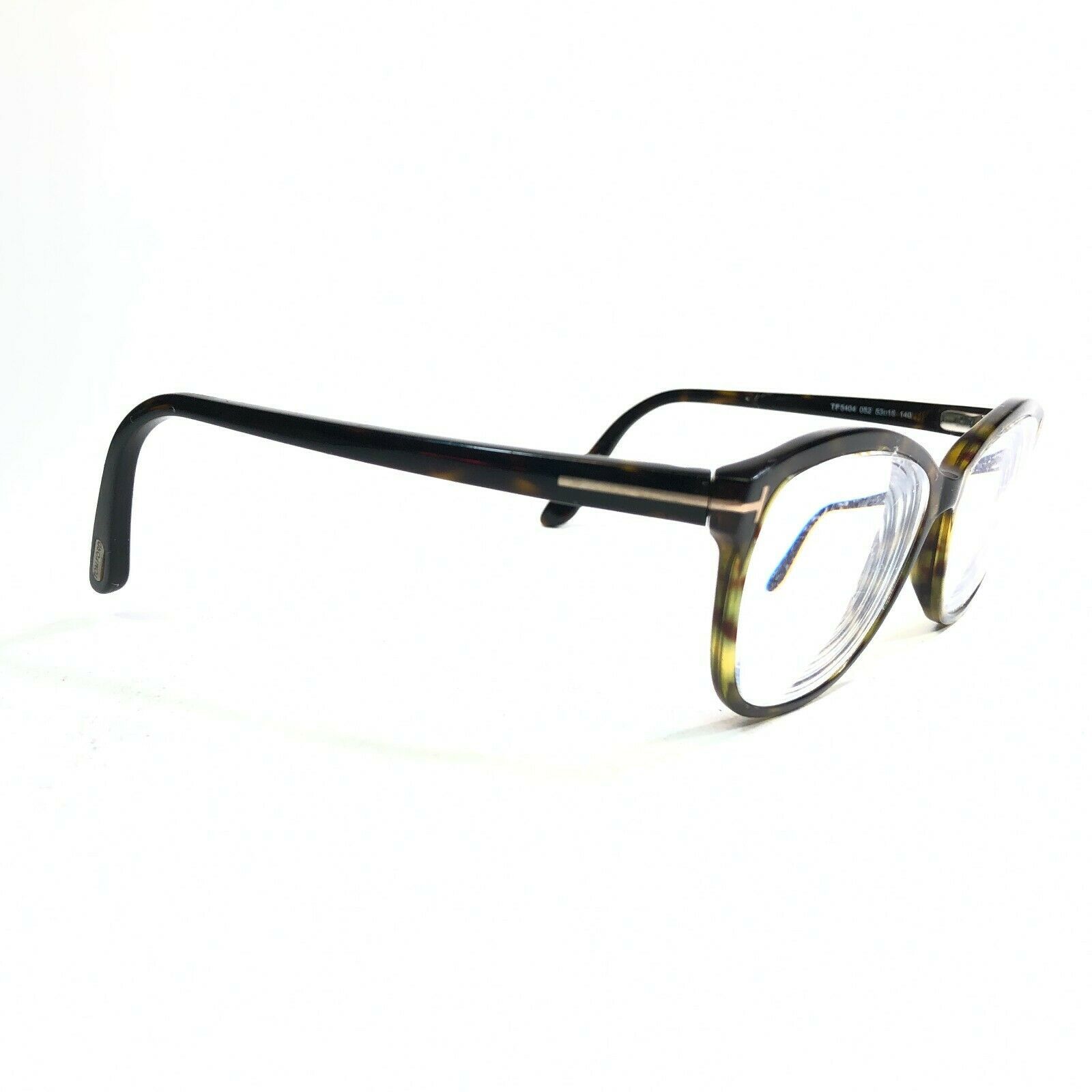 Primary image for Tom Ford TF5404 052 Eyeglasses Frames Brown Tortoise Cat Eye Full Rim Logos 140