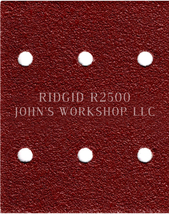 Build Your Own Bundle of RIDGID R2500 1/4 Sheet No-Slip Sandpaper - 17 Grits! - $0.99