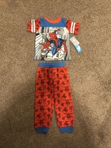 New ~ Marvel ~ Disney ~ SPIDER-MAN Boys 2 Piece Pajama ~ Top Pants Set ~ Size 3 - $17.81