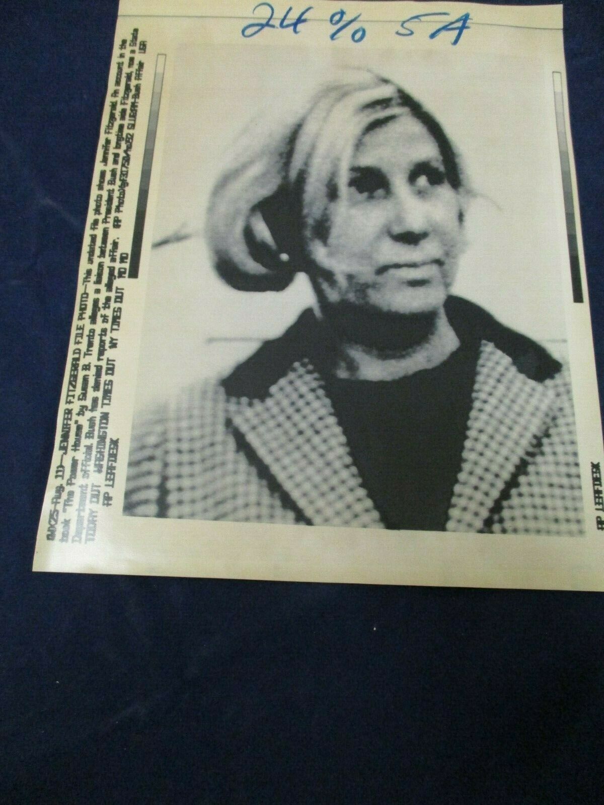 1992 Jennifer Fitzgerald alleges affair with Pres Bush Vintage Wire