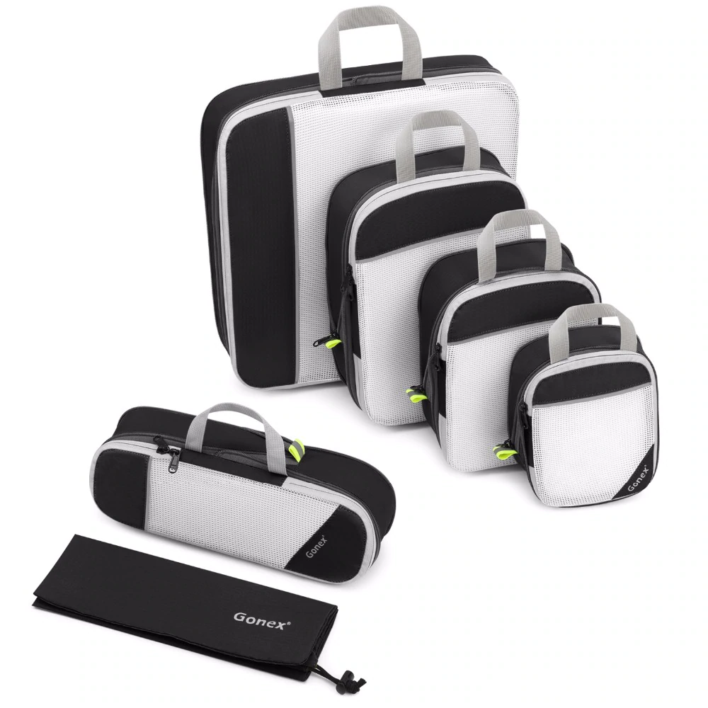 Gonex Travel Storage Bag 19inch Suitcase Luggage Organizer Set Hanging-Black
