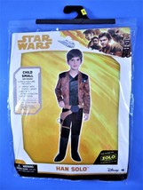 Child Costume Disney Solo: A Star Wars Story Han Solo 4-Piece Small 4-6 New  - $14.84