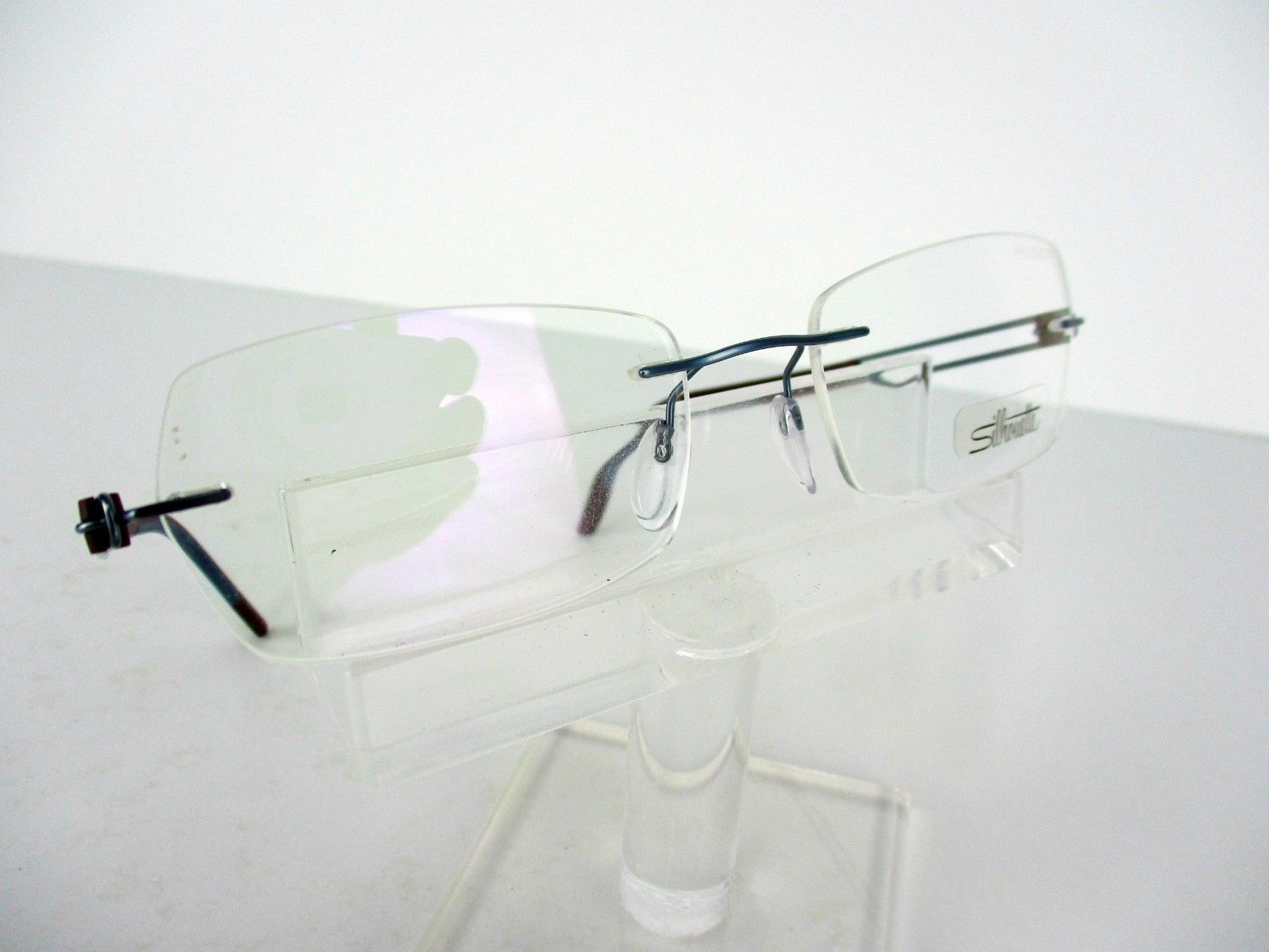 Silhouette Titan Profile 5406 6063 (Blue )51 x 17 135 Titanium Eyeglass