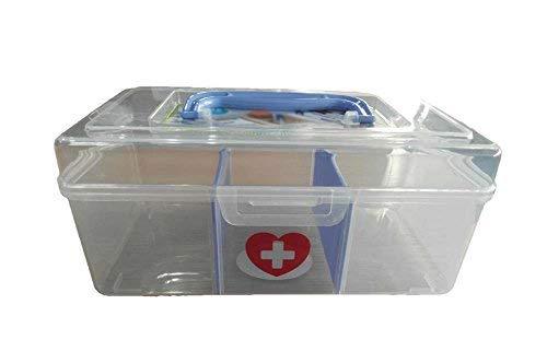 PANDA SUPERSTORE Set of 2Useful Children Medicine Chest Cute Mini First Aid Case